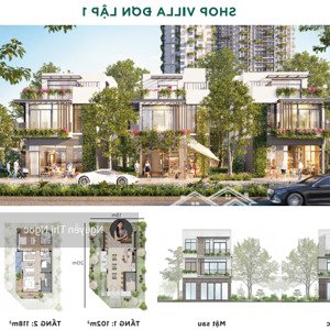 Shopvilla đơn Lập 1t 2l 2 Mặt Tiền 360m2 Eco Retreat Dưới Tán Rừng Nhận Booking Chuẩn Bị Mở Bán