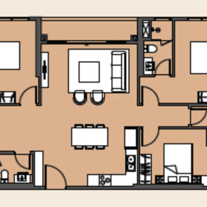 cực sốc! căn 3pn + 103,5m² masteri trinity square chỉ 5.3 tỷ 3pn, full nội thất, giá rẻ nhất dự án!