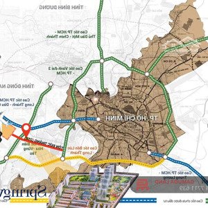 Spring Ville Nhà Phố Nhơn Trạch Mặt Tiền Ga Metro Dẫn Vào Sân Bay Long Thành - Thanh Toán Dãn 3 Năm