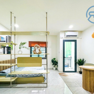 căn hộ mini lê đức thọ, rộng rãi, full nội thất, ban công và thang máy