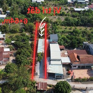 6x64m có 160m2 thổ cư. gần kcn phước đông. có nhà nhỏ. 1,15 tỷ
