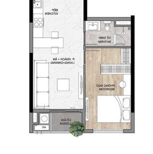 Căn Hộ Dự án Elysian 48,2m2 1pn 1wc, Giá 2tỷ645 (102%) Thanh Toán 30% Nhận Nhà