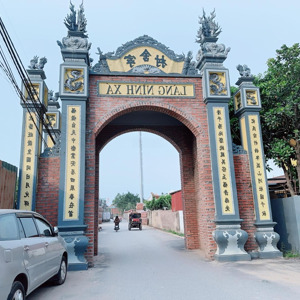bán 82m gần cổng làng ninh xá - thường tín ( ngõ thông , ô tô vào đất )