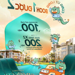 Bùng Nổ Booking, Cđt Vinhomes Nhận Booking Có Hoàn, Tặng Ngay 200tr, Sỡ Hữu Giá Gđ1 Từ Cđt