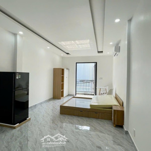 cho thuê căn hộ cao cấp - full nội thất - ban công rộng 35m2 ngay quang trung - ngã 5 chuồng chó