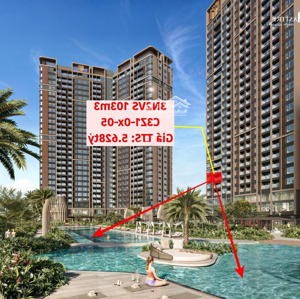 độc Quyền Căn 3n2vs 103m2 Rẻ Nhất, ôm Trọn View Bể Bơi Nội Khu - Tts Chỉ 5.6 Tỷ - Lh 