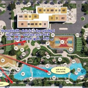 Sở Hữu Căn Hộ 2pn - 2wc, Hướng đông Nam, View Nội Khu & Sân Golf đẳng Cấp, Chuẩn Sống Quốc Tế