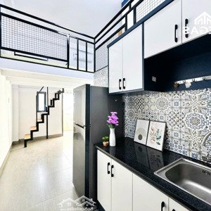 cho thuê căn duplex đầy đủ nội thất - có ban công thoáng, ánh sáng ngập tràn