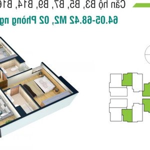 bán căn 68m 2pn chung cư sky central định công đủ nội thất