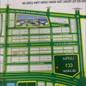nền đẹp đường số 6 green city p6 tân an long an - dt: 7,2x20m=144m2 - 4 tỷ 550 triệu đồng