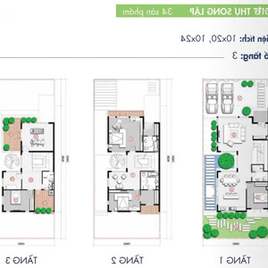 Biệt Thự đơn Lập. 11.9 X 24. Góc 2 Mt. View Công Viên. Cách Pmh Q7 9km, Nam Sài Gòn 13.2 Tỷ