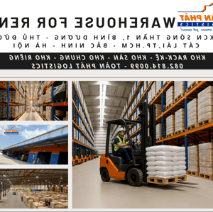 CẦN LƯU KHO MỸ PHẨM – THỰC PHẨM – FMCG? TOÀN PHÁT LOGISTICS CÓ SẴN GIẢI PHÁP!