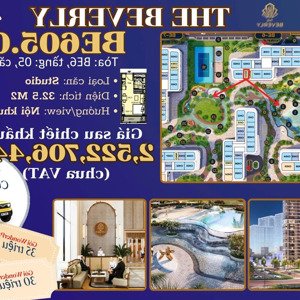 Căn Hôn Studio Giá Tốt Nhất Beverly Tăng Xe Vf3