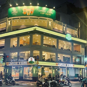 góc 2mt phan xích long + nguyễn công hoan, pn - 10x18m - hầm 6 tầng - hđt 200 triệu - giá 62 tỷ