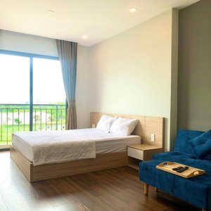 căn hộ studio ban công 40m2, ngay the vista an phú, view sông sài gòn full nội thất, chỉ tính điện