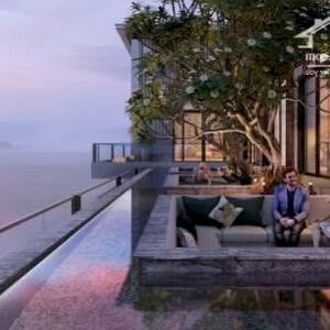 Bán căn Sky Villas 3 Tầng 242m2. Bể bơi, sân vườn, View trực Biển toà Căn Hộ cao cấp Icon40 Hạ Long.