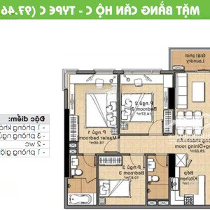 bán căn góc view sông 3pn - 2wc c/c era town quận 7. giá: 2 tỷ 850. lh: - nhi