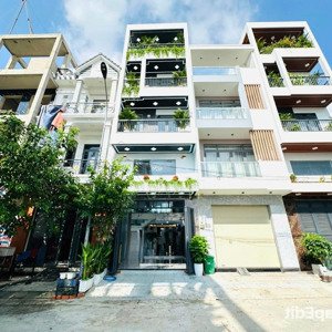 bán nhà đẹp khu phân lô 4,5m x 14m. xây 1 lửng 3 lầu, đường nhựa 12m có vỉa hè thông lê thị riêng