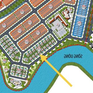 nền biệt thự đơn lập 300m2 view sông uông, giá cắt lỗ