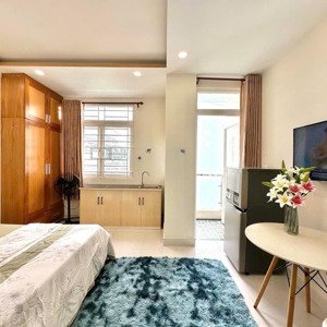 cho thuê studio 30m2 có bancol, nội thất đầy đủ - đặng thuỳ trâm, bình thạnh gần đh văn lang cs3
