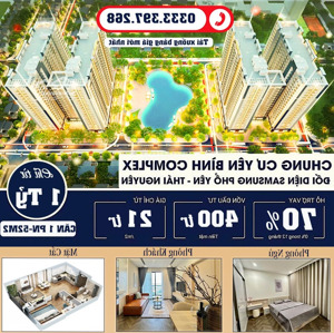 bán căn hộ 67m2 tại kđt yên bình, giá thỏa thuận, 2pn, 2wc, phong thủy tốt