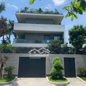 cho thuê nhà biệt thự đẹp, mới, bờ sông, yên tĩnh, có bảo vệ cổng