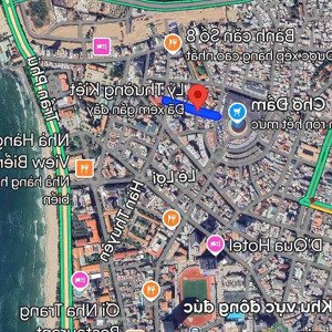 bán nhà 118m2 ngang đến 7.5m mt đ. lý thường kiệt rộng 13m tttp nha trang gần biển gần chợ đầm