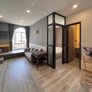căn hộ 1pn/ 50m2, ngay cầu thị nghè, giáp q1, full nội thất cao cấp, bảo vệ 24/7, khu vực an ninh