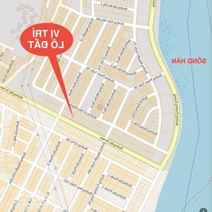 bán đất - 250m2 đường bùi tá hán - ngay khu nam việt á - kề lãnh sự quán hàn quốc