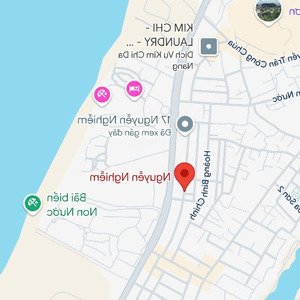 bán lô đất đường nguyễn nghiễm -hòa hải , gần bãi tắm non nước, dt 100m2 giá 4ty3