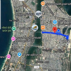 siêu vip! bán đất 717m - 190 tỷ mt đường nguyễn văn linh, q. hải châu