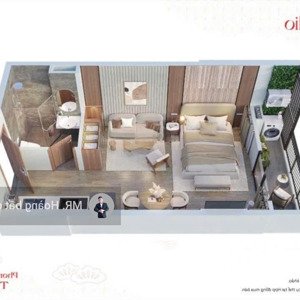 căn hộ studio a3-07 tầng 16 k park avenue - vinhomes thanh hóa : diện tích 29,7m² (thông thủy)