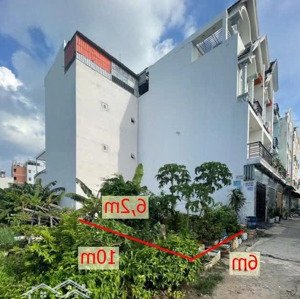 bán đất full thổ cư - sổ hồng riêng - 62m2 - nở hậu - ngang lớn 6m - bình tân - giá 4 tỷ