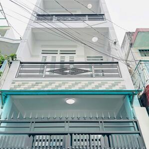 Nhà rộng 4.2x15.5m, trệt 2 lầu ST, đường Đất Thánh, P6, TB, chỉ 8.5 tỷ TL