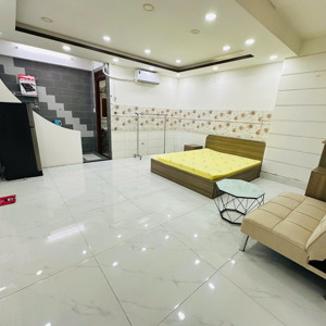 studio full nội thất 30m2 gần công viên làng hoa