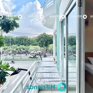 cho thuê phòng ban công full nội thất xịn ngay vòng xoay trung sơn quận 8