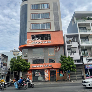 bán gấp tòa nhà hầm 9 tầng ngay mặt tiền hoàng việt! dt: 12.5 x 21m. hđt: 180tr. giá chỉ 50.5 tỷ