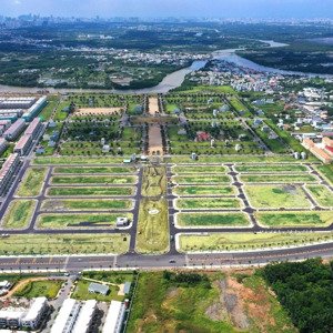 đất nền sổ đỏ, cạnh nhà bè quận 7, sổ đỏ từng nền, hỗ trợ vay 70%, miễn lãi 15 tháng, 80m2