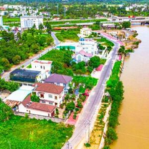 Bán Nền dãy biệt thự đường số 61 khu 586 mặt hướng ra Sông Cái Sâu rất đẹp, MÁT MẺ, HIẾM CÓ