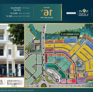 bán shophouse căn góc 2 mặt tiền vị trí kim cương tại aqua city