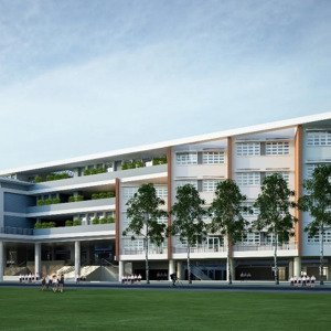 cho thuê 1200m2 x 5 tầng khu thạch thất làm trường đại học, cao đẳng, liên cấp