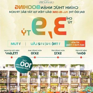 vinhomes green city chính sách ưu đãi 3 trong 1 nhà phố chỉ 3.9 tỷ ( đã full vat ), đức hoà, la