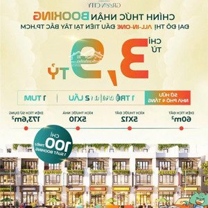 nhà phố giá rẻ hơn căn hộ |chỉ từ 3.9 tỷ| vinhomes green city long an |booking tặng ngay 235 triệu