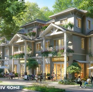độc quyền căn shop villa song lập, 3 tầng + tum, 190m2, trục đường 30m mùa hạ