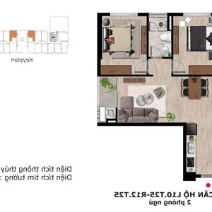chung cư eden garden lê lợi 60,6m2
