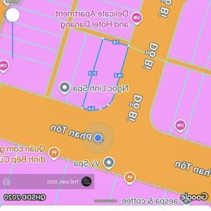 đất biển mỹ khê. góc 2 mặt tiền cách biển chỉ 100m. khu phố đi bộ. đang cho thuê làm siêu thị
