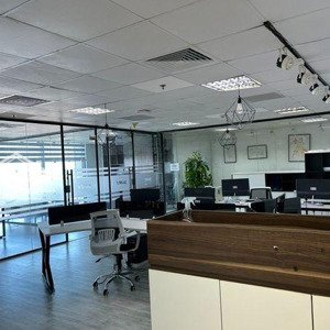 bql cho thuê văn phòng licogi 13 - khuất duy tiến. 500m2 cắt lẻ 100m - 180m... sẵn nội thất bàn ghế