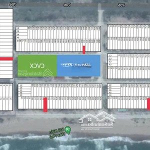 lô góc thổ cư 96m2, cách bãi tắm biển hoà phú - kdc seaside bình thuận chỉ 100m, sổ hồng sẵn