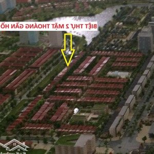 bán căn lô đất nền biệt thự 2 mặt thoáng, gần hồ, đường 17m vị trí kinh doanh