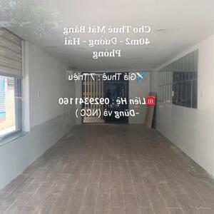 Cho Thuê Mặt Bằng 40m2 - Riêng Biệt - Đường Hải Phòng